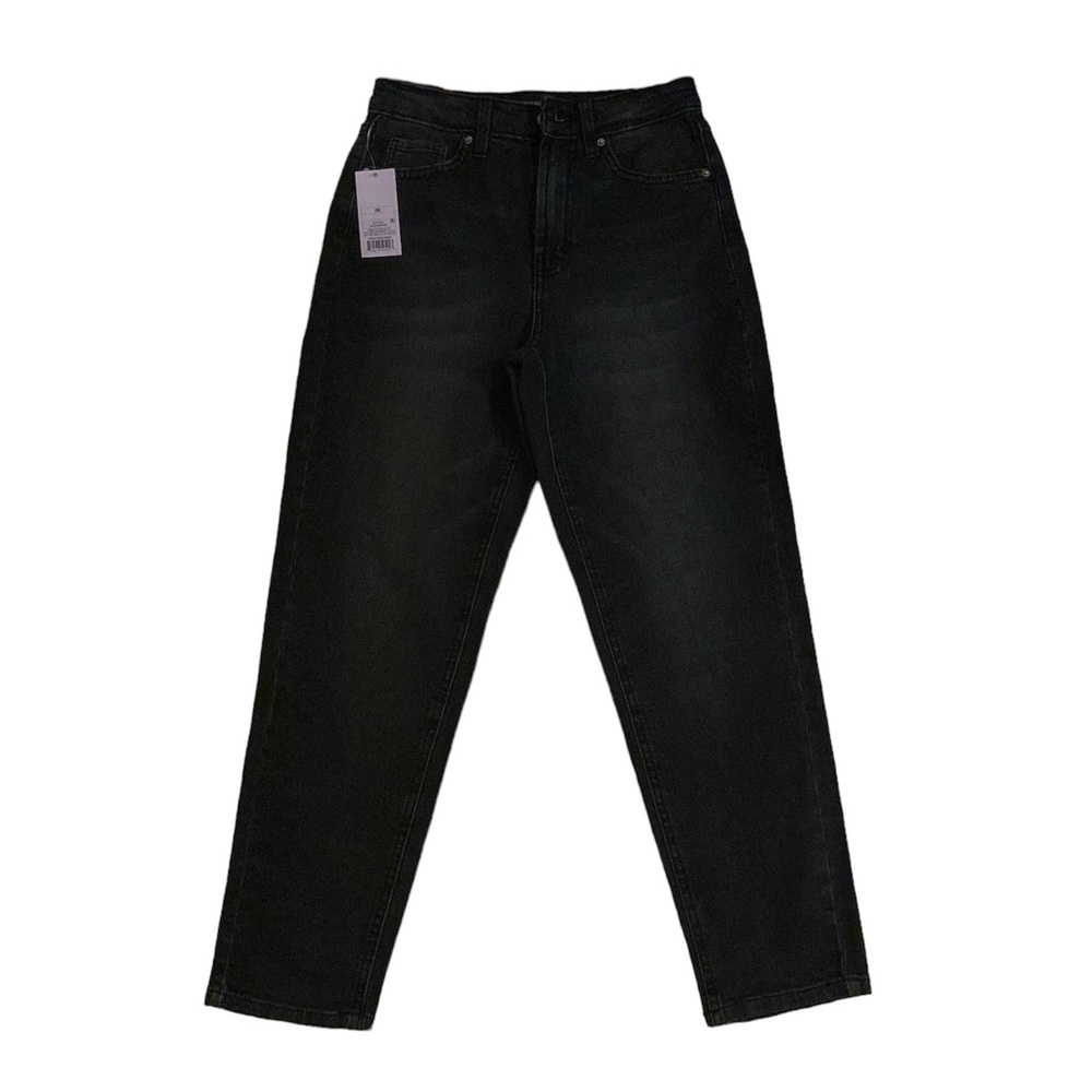 NWT Wild Fable Black Wash Highest Rise Mom Jeans Size 00